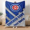 Name Individuell Chicago Cubs Aufdruck Flanelldecke Hohe Qualität Warm Bequem Decke für Alle Jahreszeiten Perfekt für Geschenke Heimdekoration