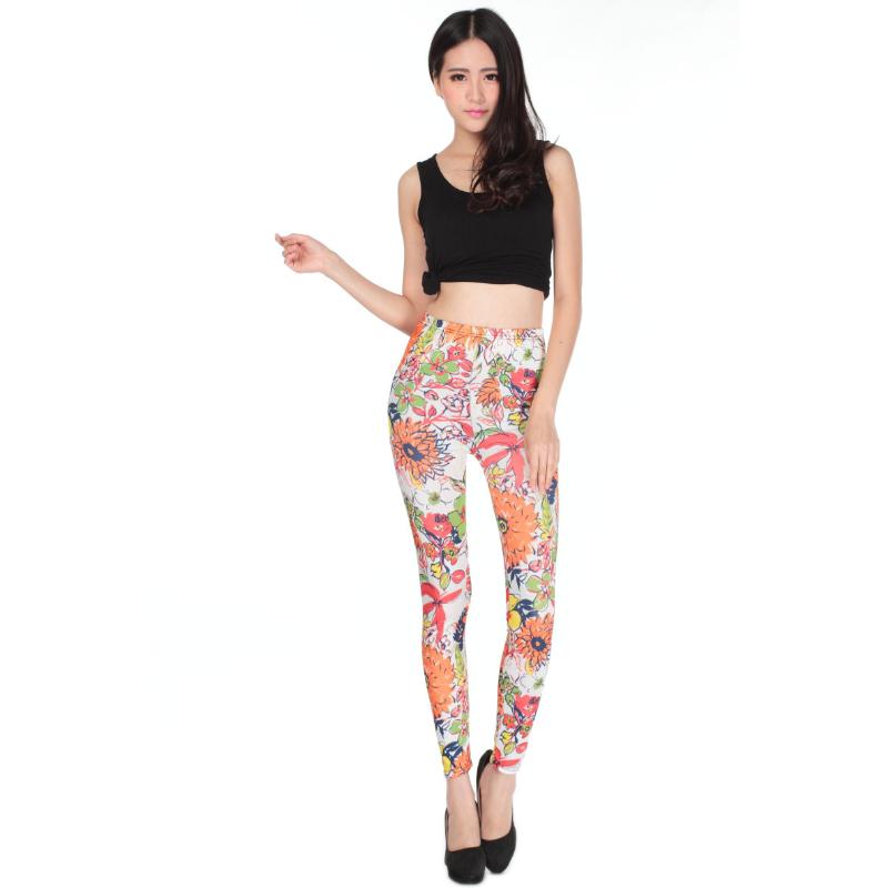 Floral Leggings High Waist Paisley Printed Legging For Women Highly Stretchable Fitness Tights Yoga Pants Workout Sportswear