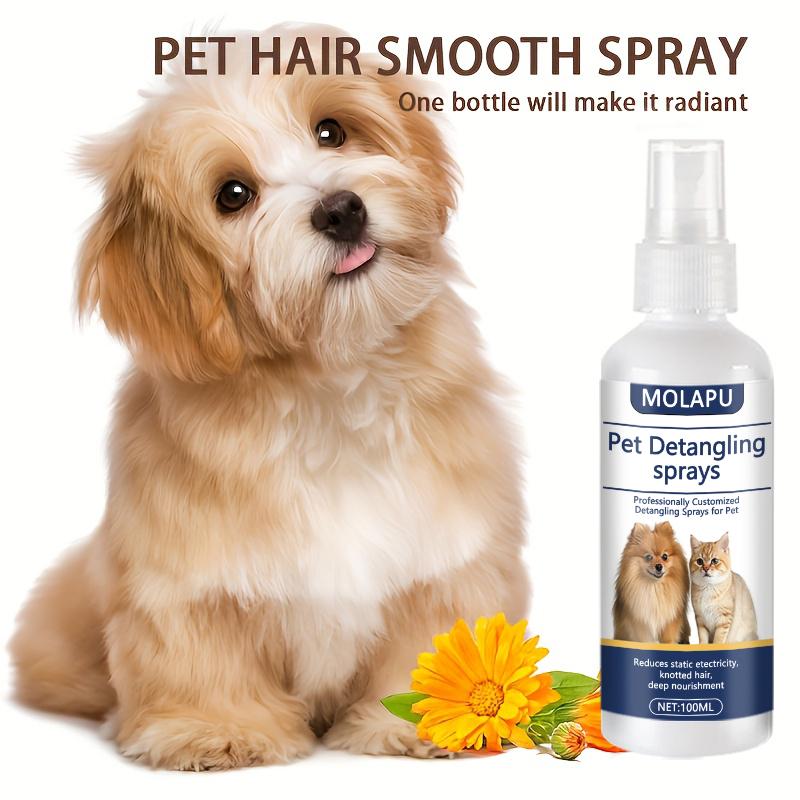 Cat and Dog Hair Tangle Prevention Spray – Leave-In Conditioner to Detangle Pet Hair. A Professional Formula Specifically Designed for Pet Grooming