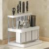 Space Saving Kitchen Cutlery Holder Chopstick Storage Rack  Countertop