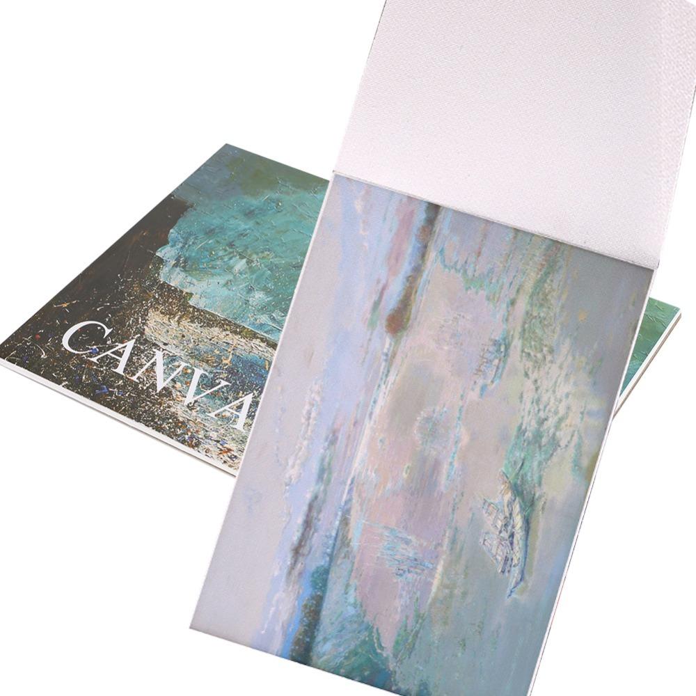 Cotton Material Acrylic Canvas Sheet 8.3 x 11.7in Oil Painting Paper Art Sketchbook Acrylic Art