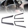Steering Wheel Button Frame Trim Replacement for   MX-5 ND 2016-2020 Carbon   Steering Wheel Button Frame Sticker