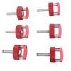 Fastener Thumb Screws Integrated D Ring Aluminum Alloy Anodized Quick Removal Thumb Screw Replacement for JK JL JT