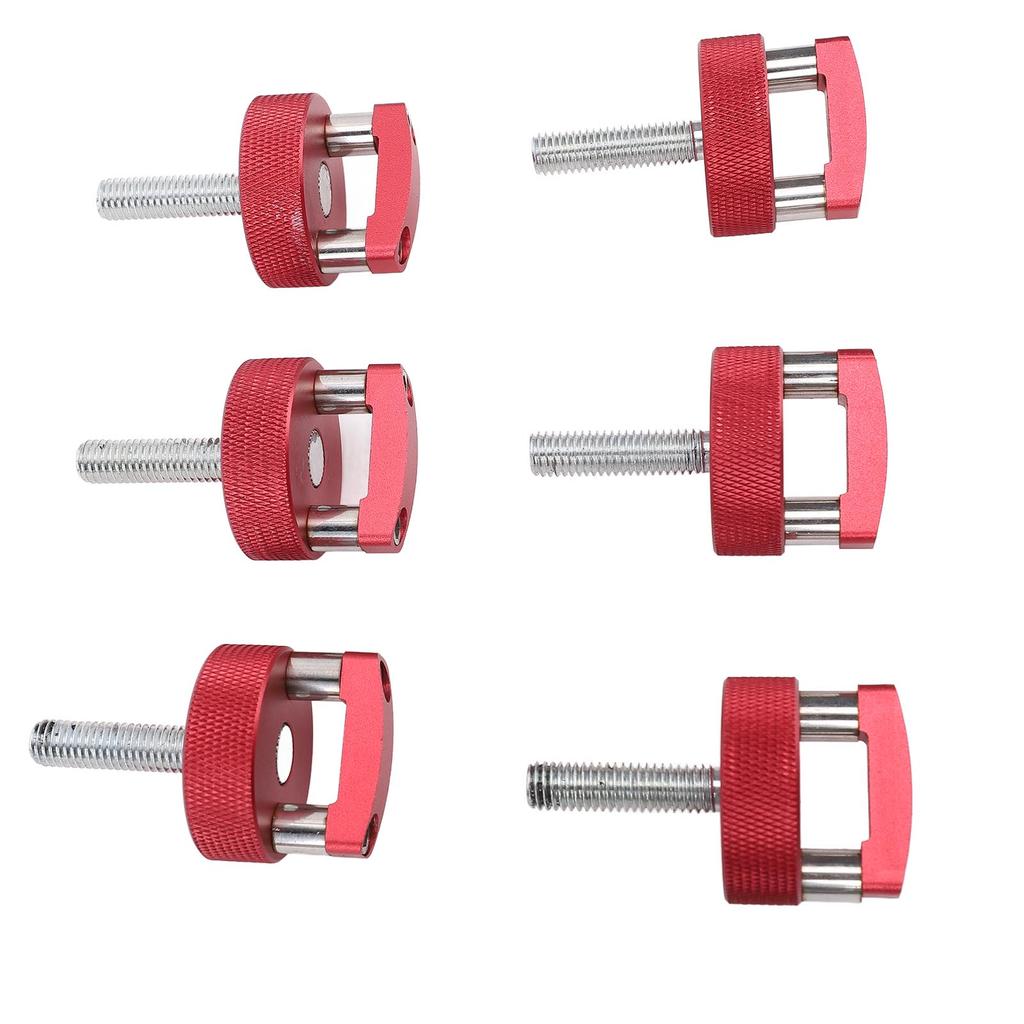Fastener Thumb Screws Integrated D Ring Aluminum Alloy Anodized Quick Removal Thumb Screw Replacement for JK JL JT