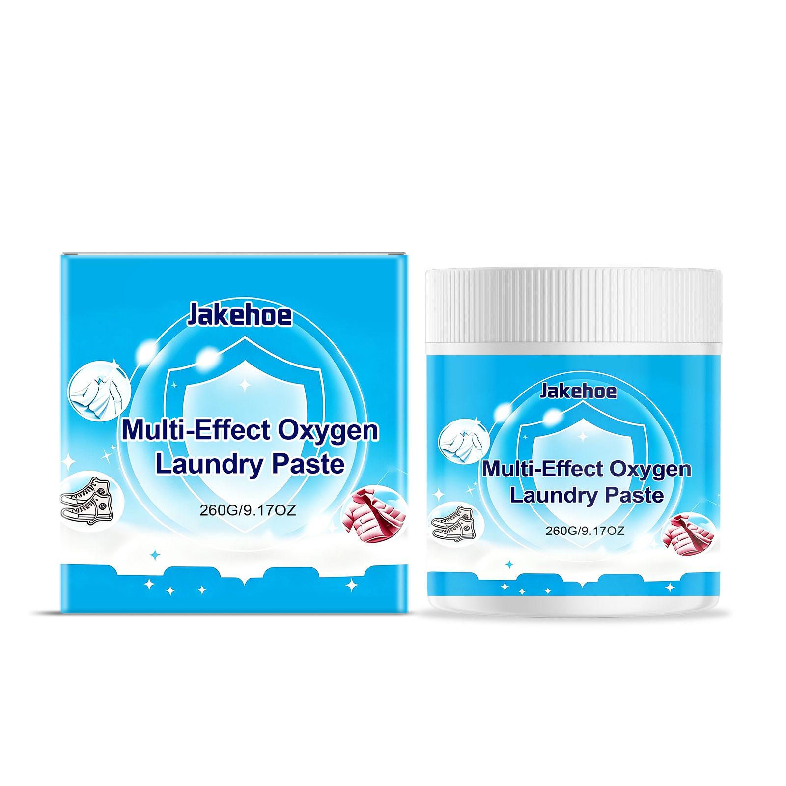 JAKEHOE Multi-effect Laundry Detergent Paste: Mild Formula for Oil Stain Removal & Clean Clothes