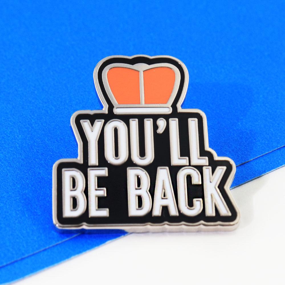 King George Hamilton Musical Crown Enamel Pin