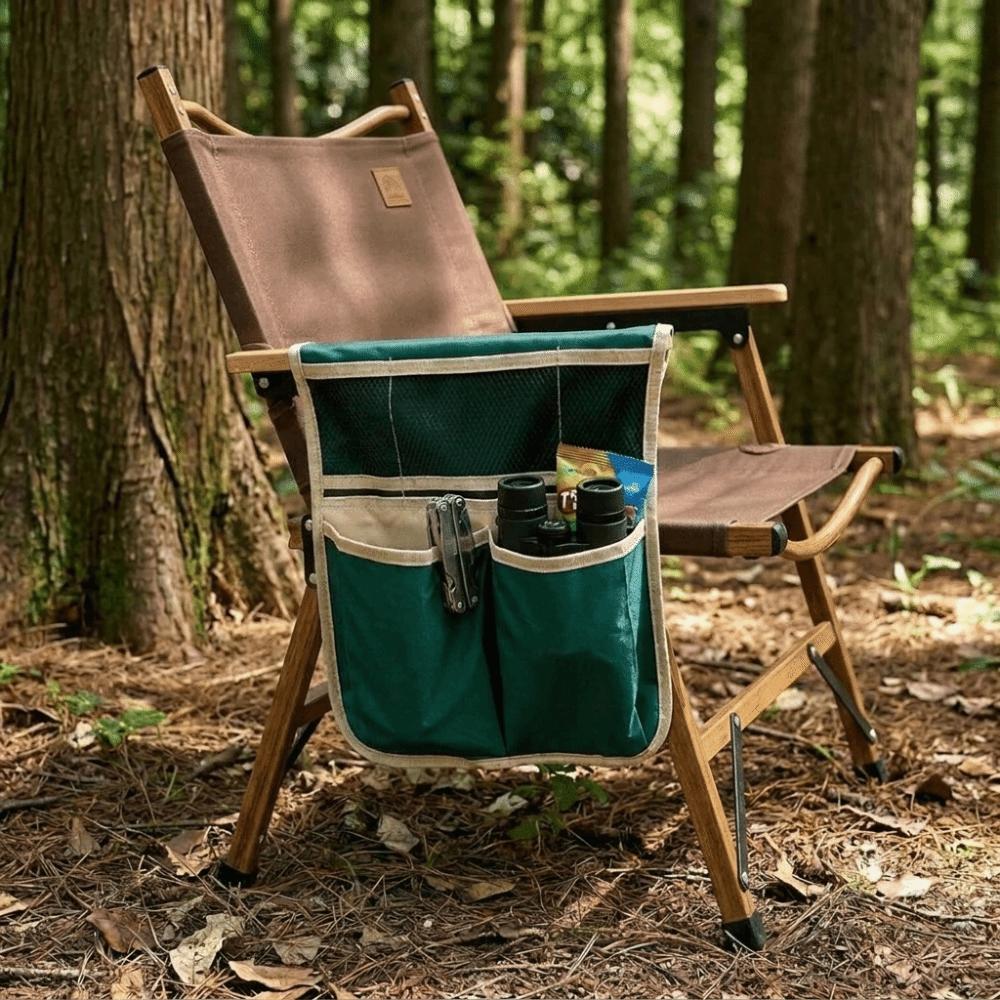 Wear-resistant Camping Chair Organizer Side Pockets Multi-pocket Tool Bag Sofa Recliner