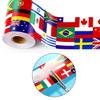 59ft National Flags Borders Trim Wall Sticker Chalkboard Borders Trim Wall Decoration For Classroom Home Decoration