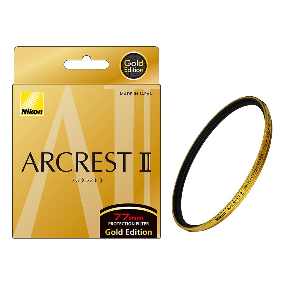 

Nikon ARCREST II Protection Filter Gold Edition 77mm for ARCREST II Interchangeable Lenses Protective Filter Anti-Static Coating