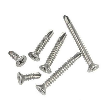 410 Stainless Steel Phillips Flat Head Self-Tapping/Drilling Screws M4.2-M4.8