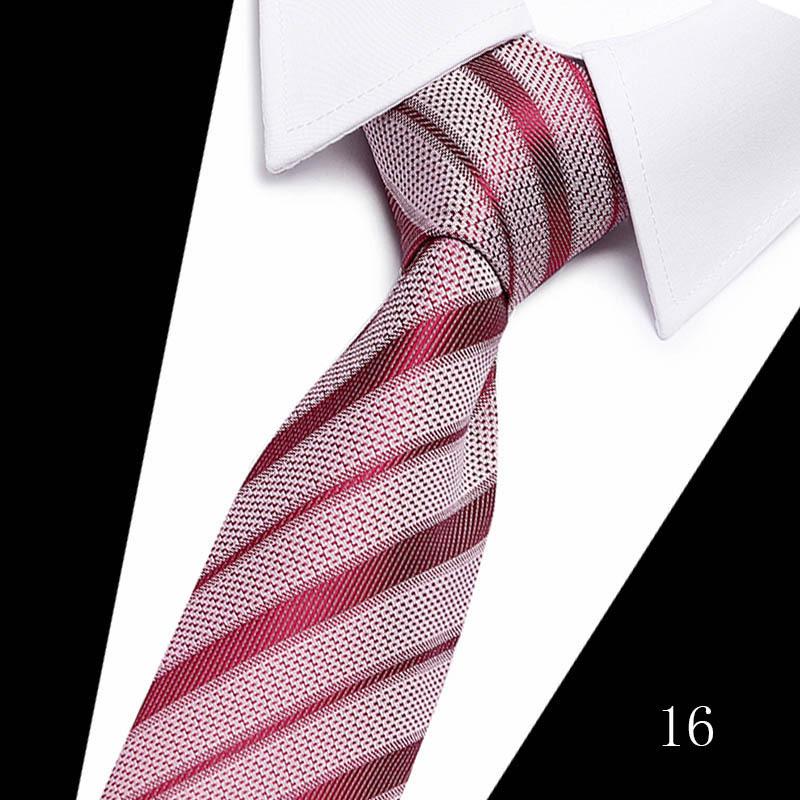 Men'S Polyester Silk High-End Twill Gold Tie 7.5Cm Formal Wedding Etiquette Tie