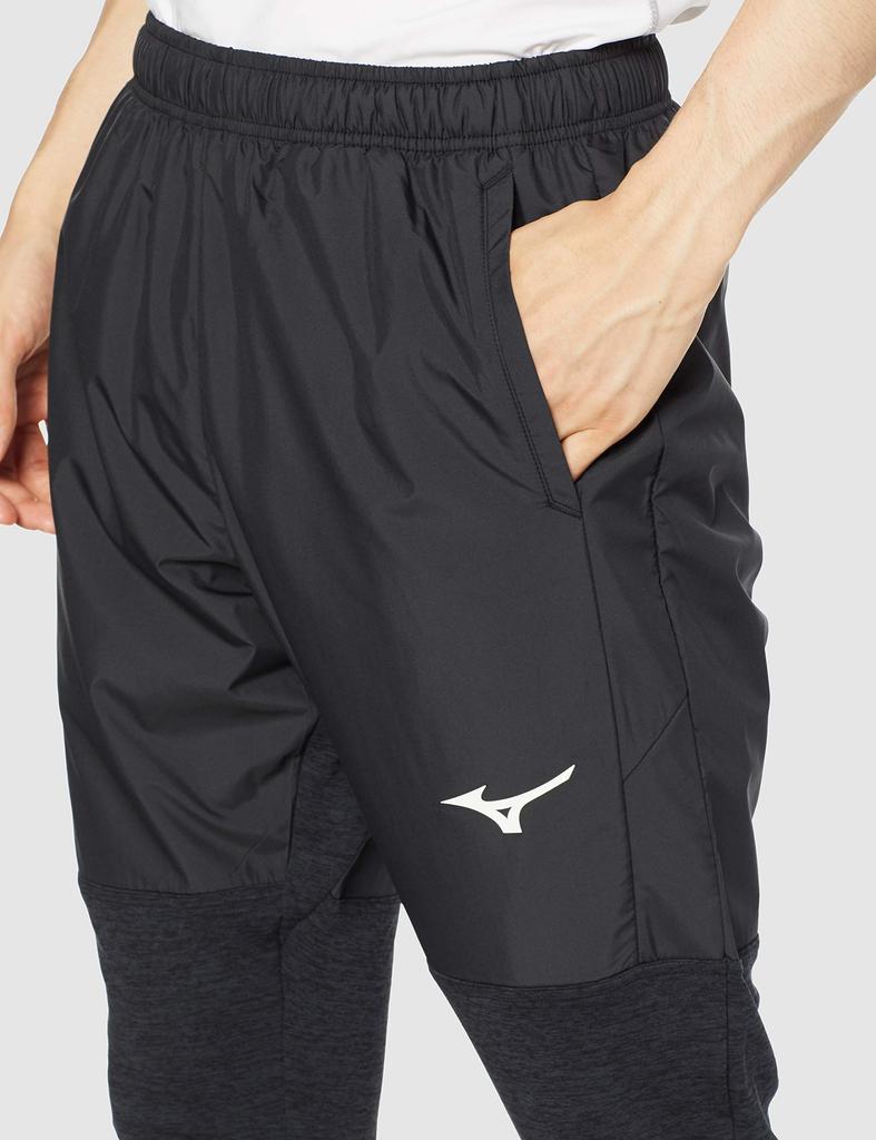 Mizuno Soccer Wear Hybrid Fleece Cold Weather Japan Size L to Japanese Size Pants, Stretch, P2MD0520, Black, (equivalent L)