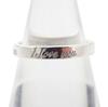 [Pre-owned] TIFFANY/Tiffany 925 Notes "I Love You" Narrow Ring / Size 10 / J76-63