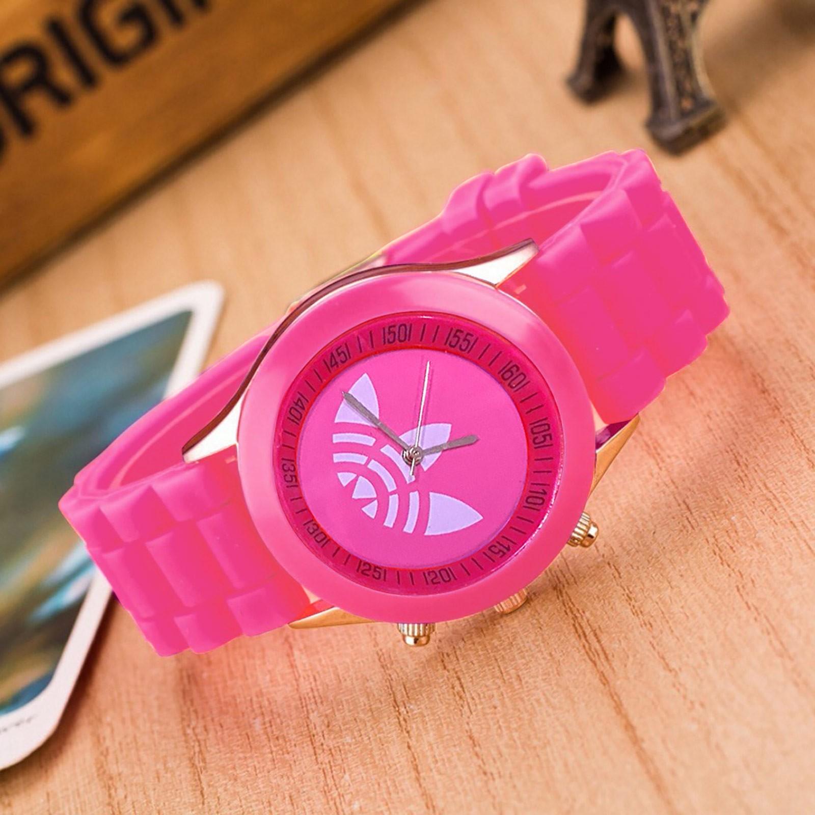 

Силиконовые спортивные мужские женские часы Повседневные кварцевые часы One Size