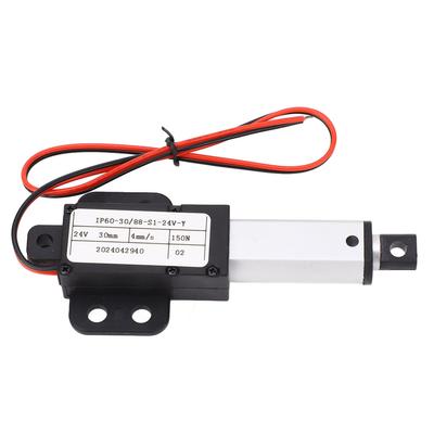 DC24V Electric Mini Actuator with Wing 30mm Stroke Linear Motion Actuator for Robot Sweep Machine Ma