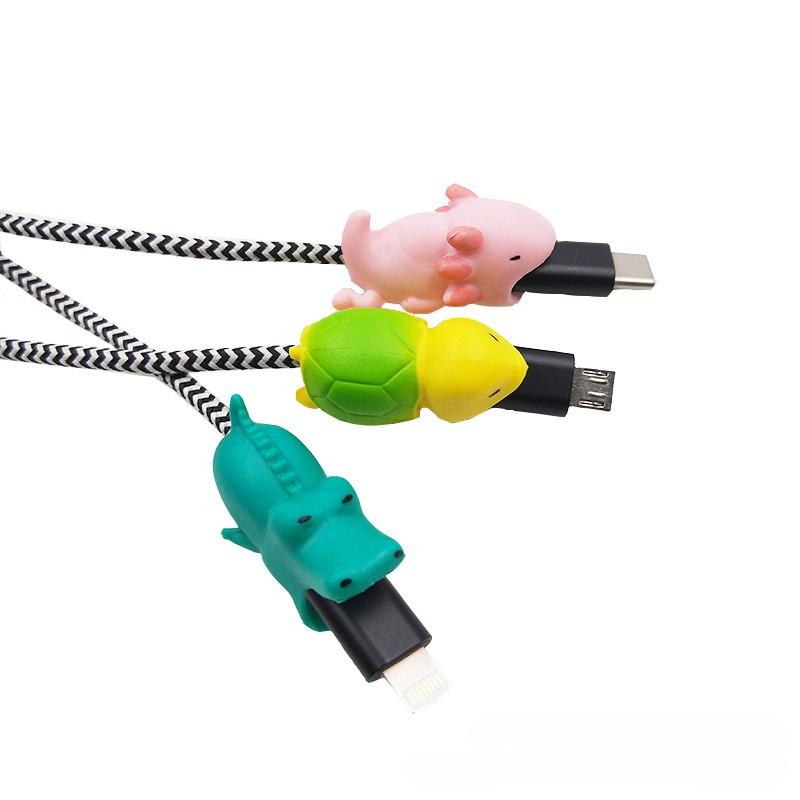 

Charger Cable Protector Organizer Earphone Cable Protector Animal Usb Bite Winder USB Cable Protectors Charger Line Organization