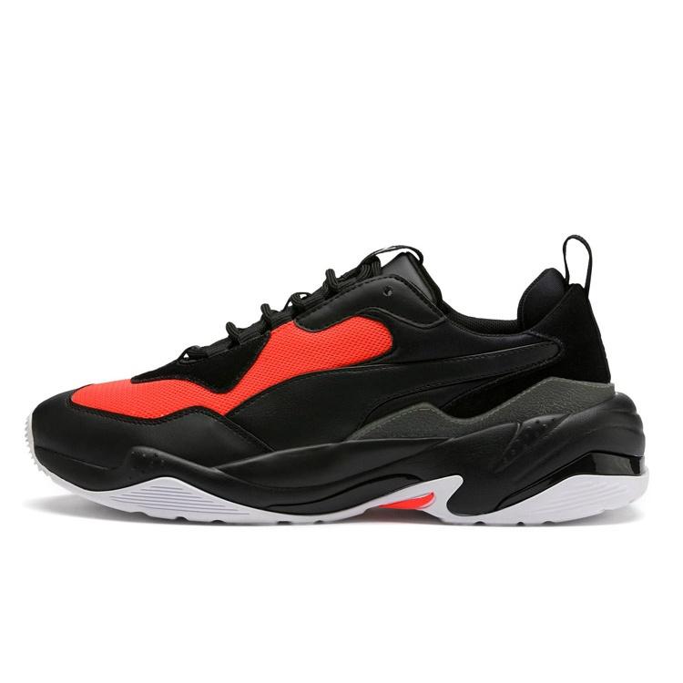PUMA Thunder Fashion 2.0 Trainers Black Red Men s 370376-04 EU 42