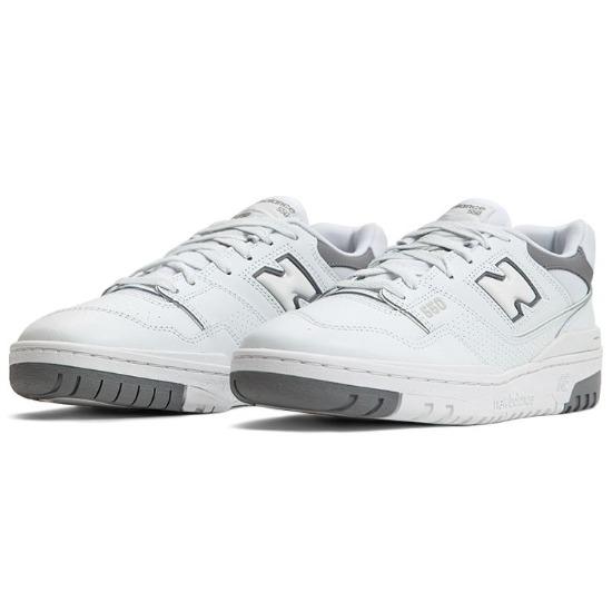 New Balance 550 White Shadow Grey Unisex Sneakers Summer-Fog BB550SWA