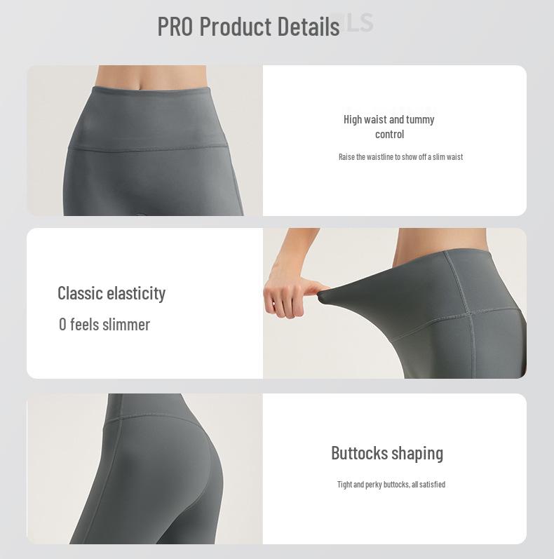 New Seamless High-Waisted Butt-Lifting Yoga Pants - Women's Slimming Quick-Dry Sports Leggings