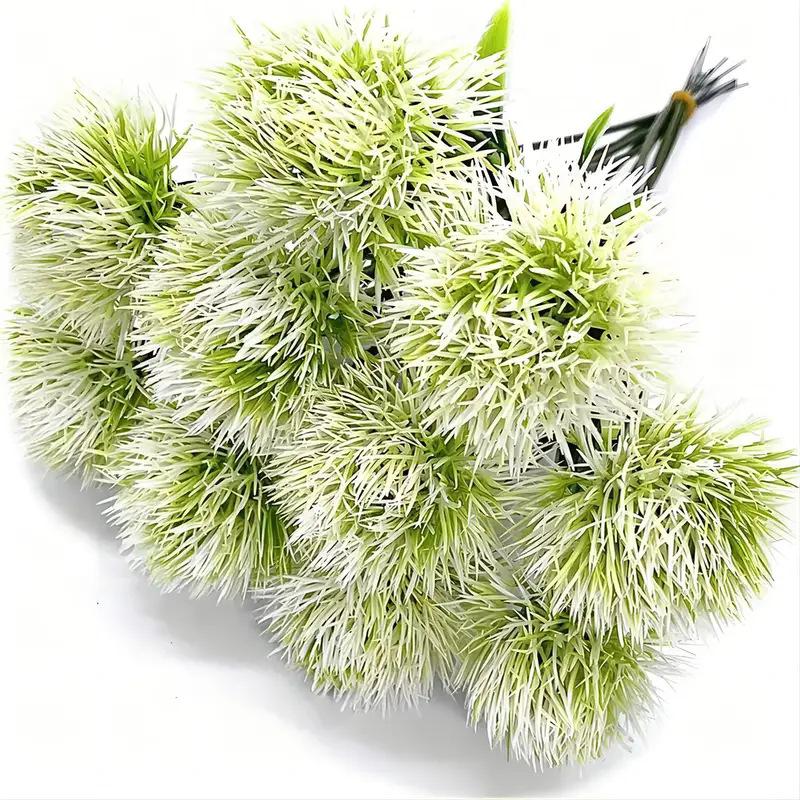 Simulated Flower Single Dandelion Plastic Flower European Style Scallion Ball Home Plant Ornament Flower Arrangement Garden