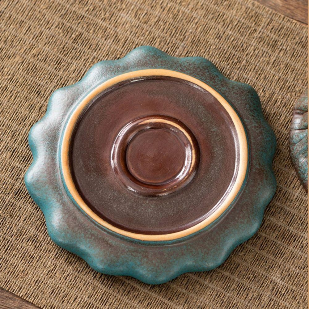 Heat-resistant Incense Burner Holder Flower Statue Fireproof Cotton Ceramic Smudge Bowl Insulation Handcrafted