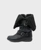 Foggy Moody Ember 0034. Belted Fur Boots - 2Colors