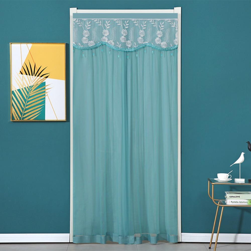 with Strap Bedroom Partition Sheer Curtain Double Layer Entrance Curtain  Summer