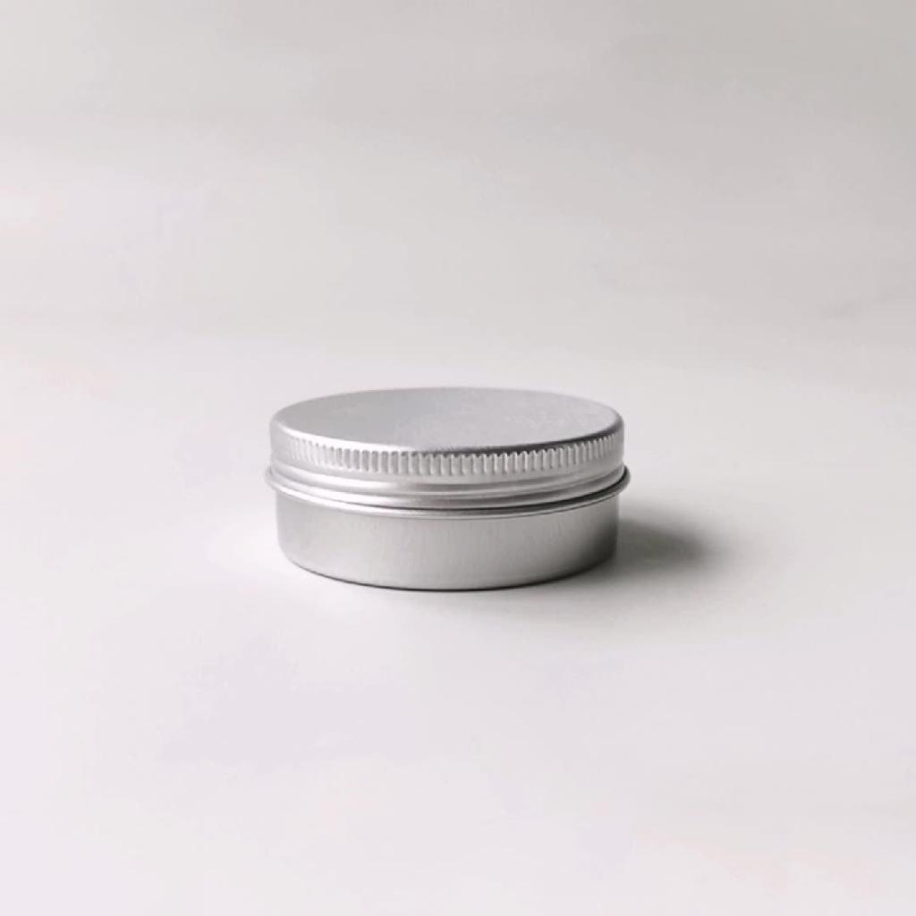 25ml Aluminum Nail Box Aromatherapy Candle Jar, Solid Perfume Container, 48x18mm