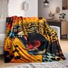 1PC Leopard Print Blanket, Throw For Sofa, Bed, Travel, Printing Blanket With Soft And Warm Fabric Yy250918146