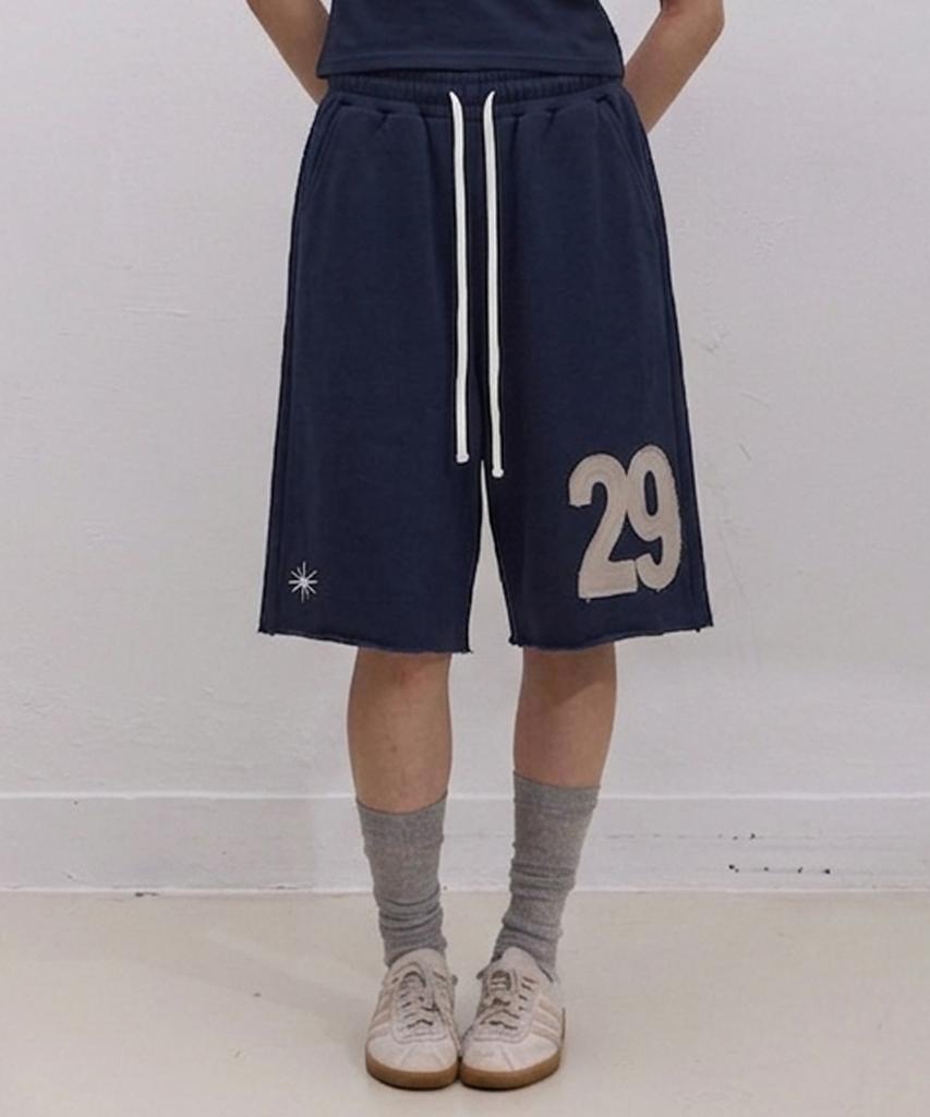 Ebeulisi E Logo Bermuda Sweatpants (Navy)