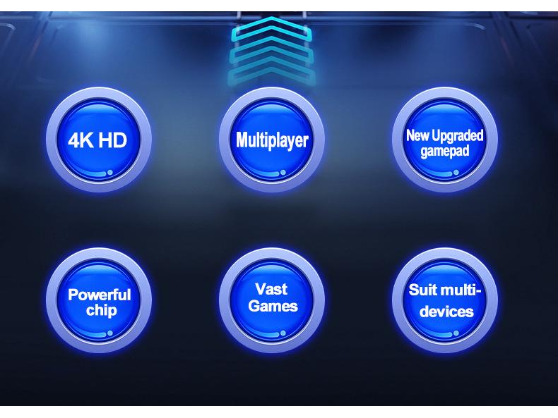 X9PRO Wireless Retro HD TV Game Console - 2.4G, HDMI, PSP, Arcade 3D Games