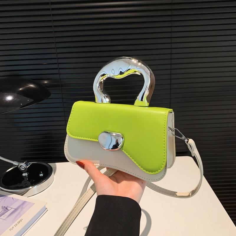 Tasche Damen neu Nischendesign charakteristisch modisch kontrastierend Handtasche trendig exquisit Schulter Umhängetasche