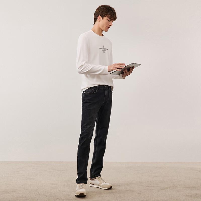 

Naweikaier Men s Winter Plush-Lined Denim Jeans 34