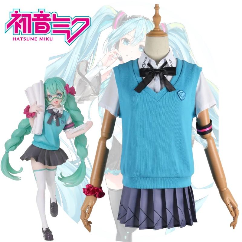 Sweet And Fresh Vocaloid Hatsune Miku 16th Anniversary Cosplay Jk Uniform