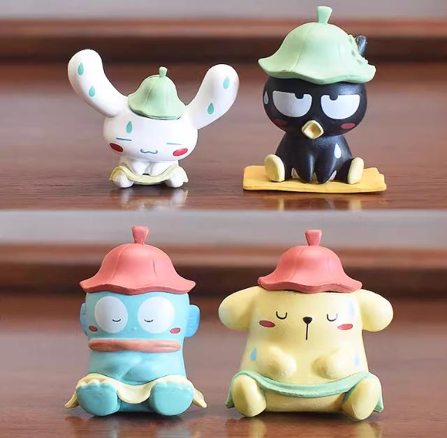 New Product In Stock Cartoon Blind Box Steam Sauna Series Yuguigou Sweat Steaming Style Ornament Handmade Gift For Girls Surpris