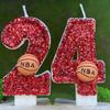 Creative Numbers Birthday Candle Cake Party Decoration Birthday Wax Diy Basketball Numbers