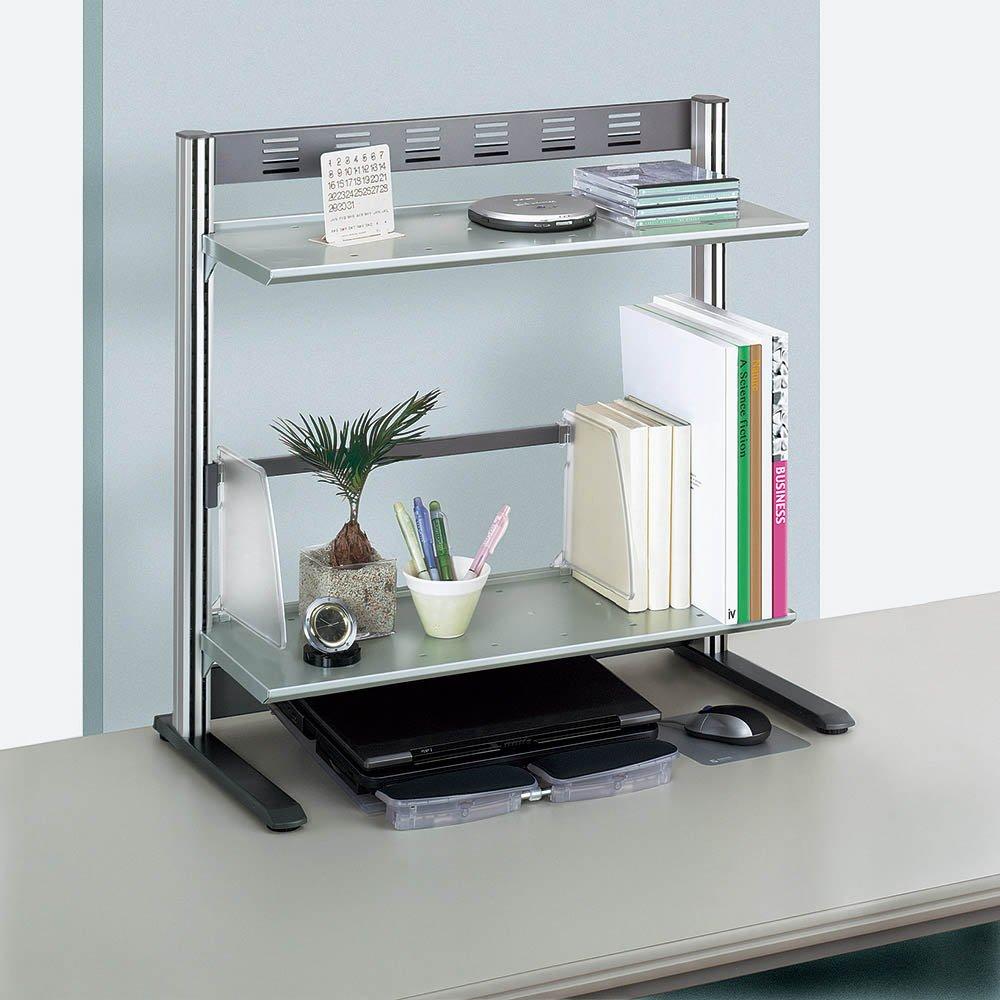 KOKUYO Desk Shelf, Silver, EAS-DSF6004NC