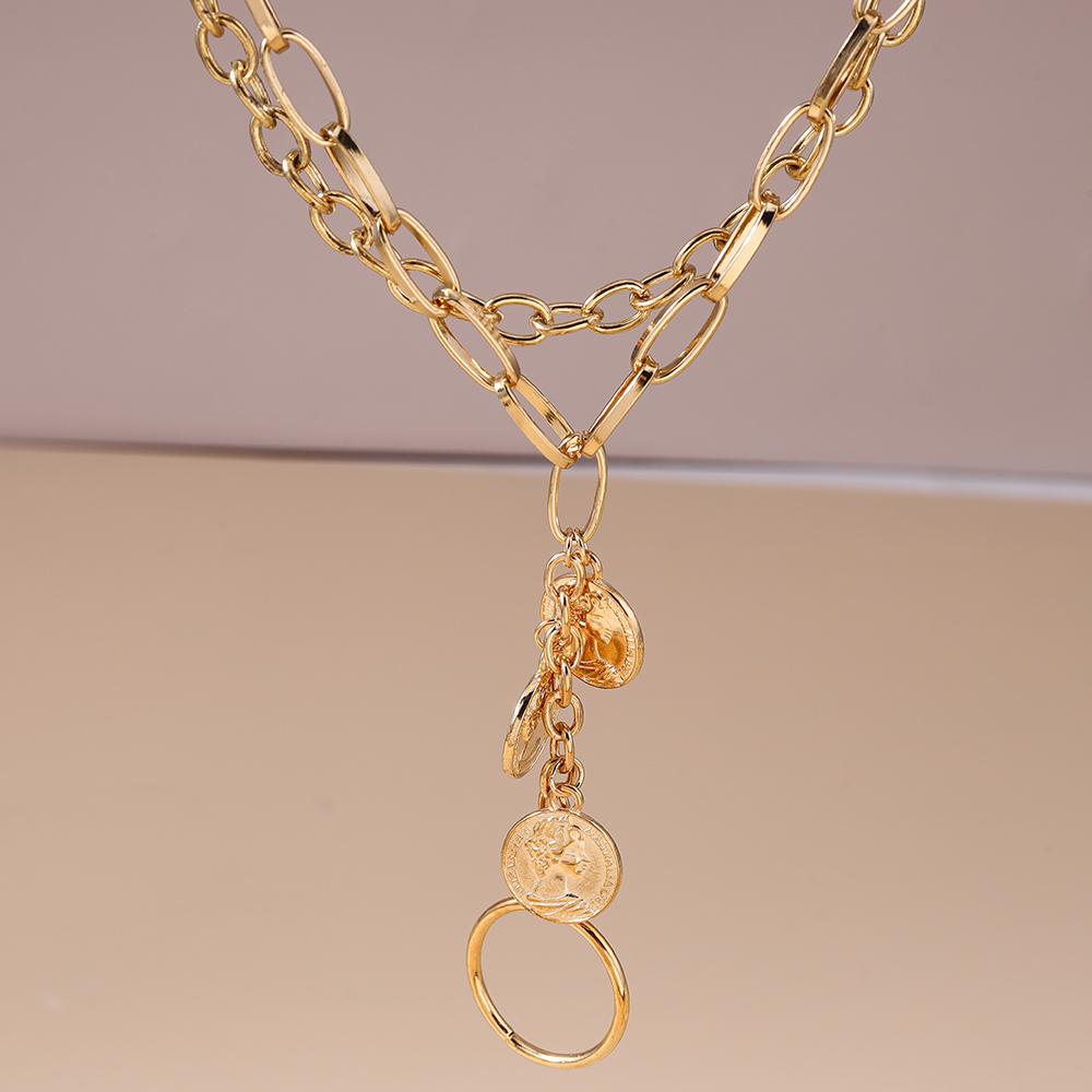 New Statue Pendant Necklaces Multilayer Choker Necklaces Chain Handmade Party Jewelry Gifts