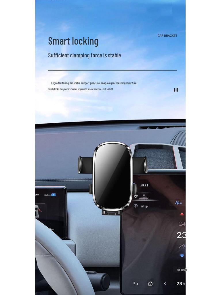 Car Mount & Storage Box for 2025 Equation Leopard Titanium 3 Special Screen Model