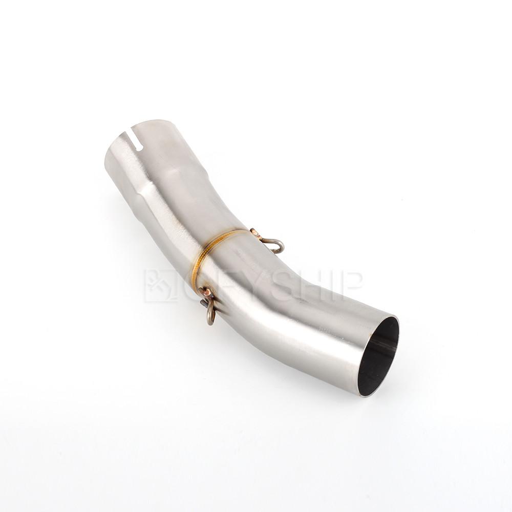 For Triumph Street Triple 675 2013 To 2017 Street Triple 675 R 2013-2017 Escape Motorcycle Exhaust Middle Link Pipe Slip-on