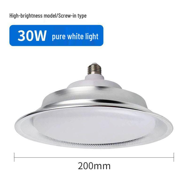 

LED Industrial & Mining Lamp: 30W E27 Screw Base, Three-Proof Warehouse, 200W Gymnasium Pendant Lighting Default Item