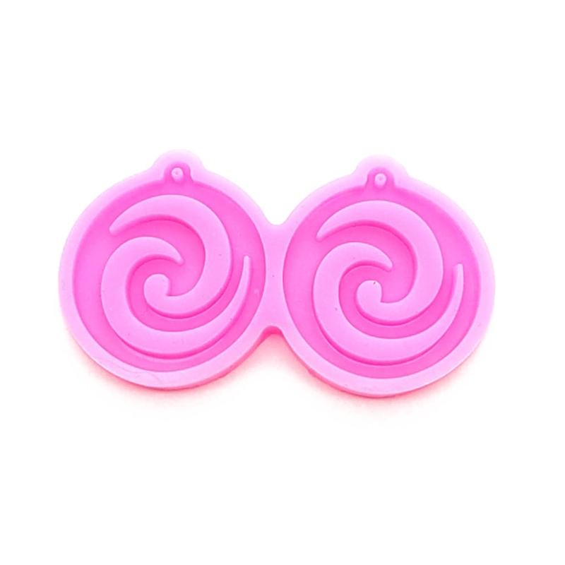 

1PC Creative Silicone Casting Molds Necklace Molds Suitable for Necklace and Earrings with Heart Flower Shape Pendant