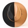 Popular European and American Classic Double-color Wide-brimmed Top Hat Men's and Women's Fashion OL Style Cowboy Hat Jazz Hat