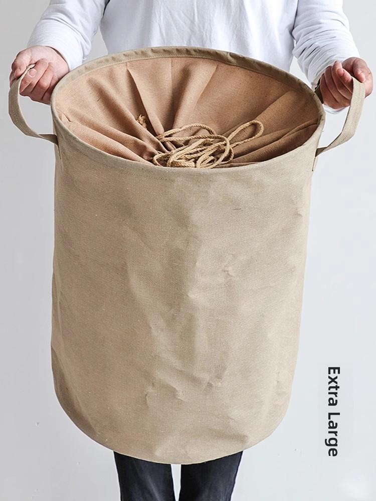 Foldable Fabric Laundry Basket Home Use Dirty Clothes Hamper Toy Storage Basket Wash Tub Bedroom Utility Storage Basket
