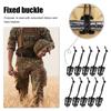 Backpack Buckle Clamp Carabiner Survival Gear Tools Carabiner Clips Outdoor Nylon Camping Bag Hanger Hook wild hike