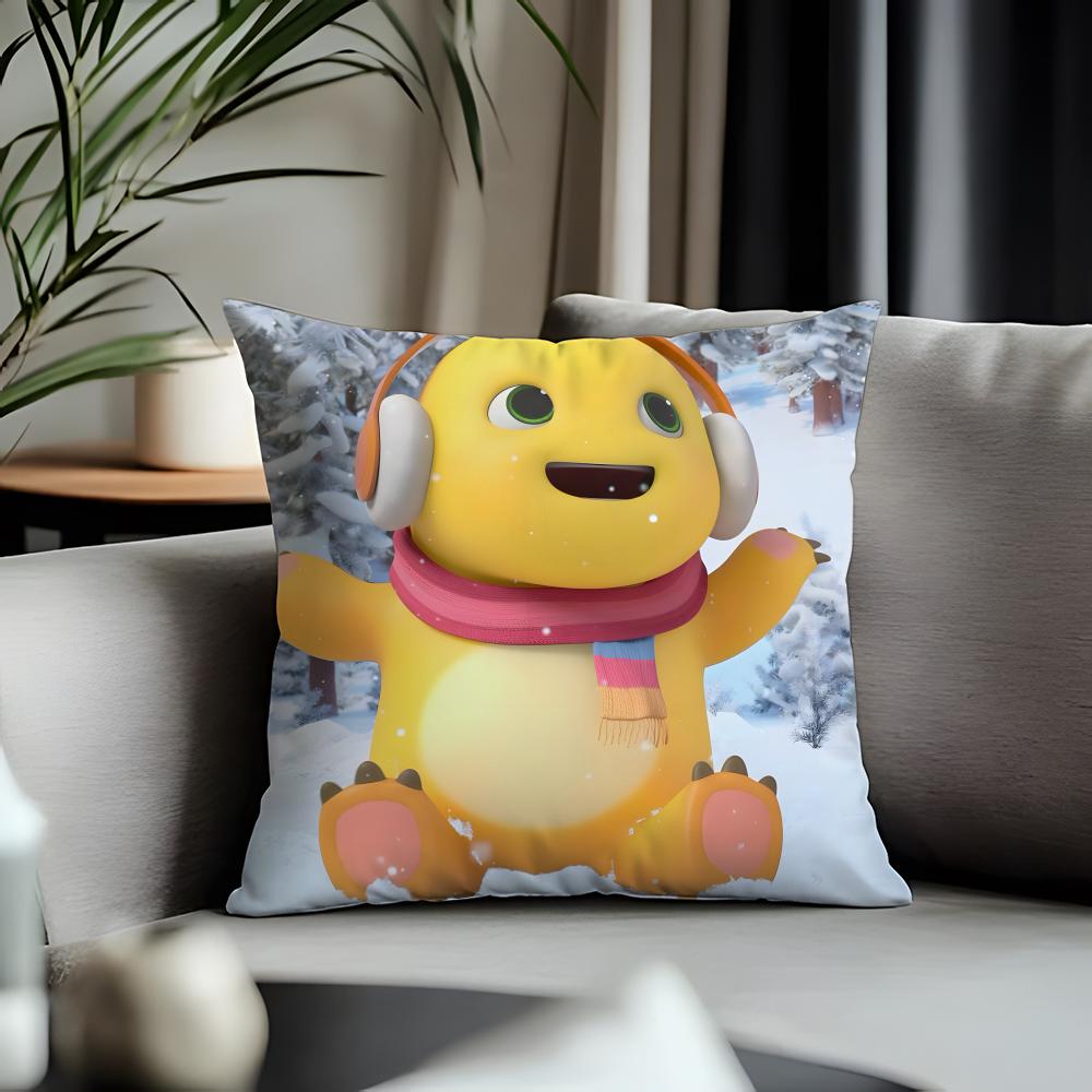 New NNailonged Cushion Cover Antidustmite Pillowcase Invisible Zipper Silky Short Plush Sofa Cushion Cover