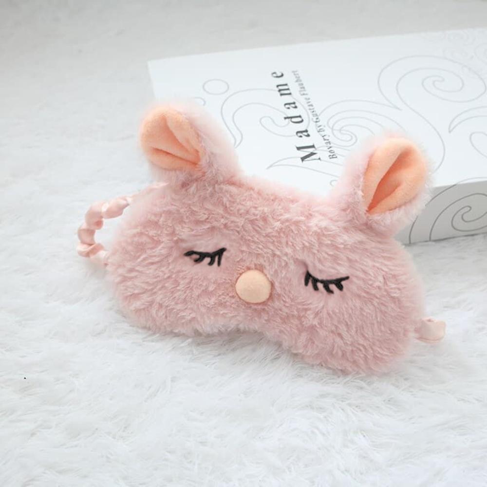 Sleeping Mask Plush Rabbit Mask Gift Birthday Woman