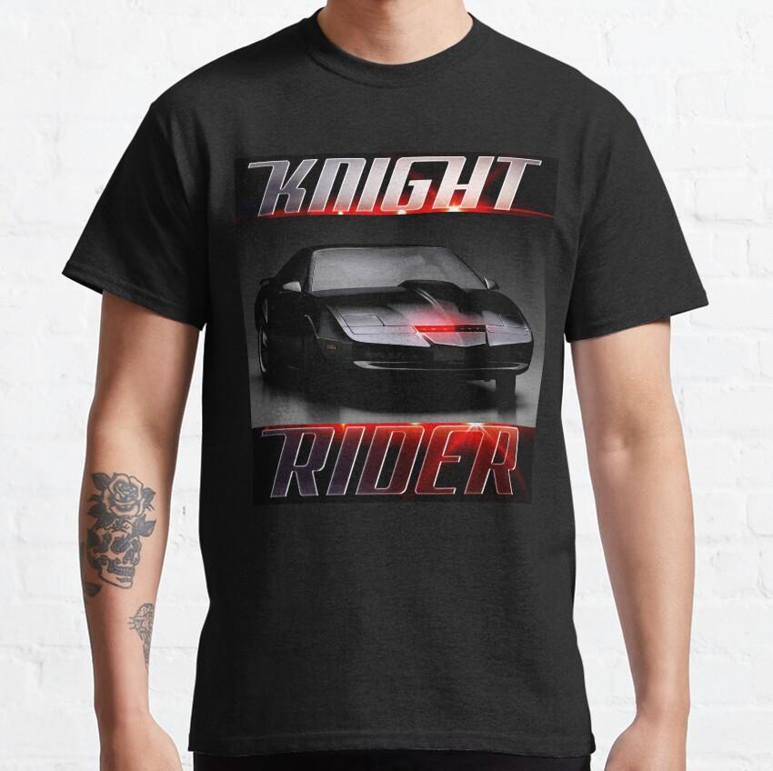 Knight Rider Kitt Ghostbustears Men T Shirts The Car's The Star Casual Tees Short Sleeve david hasselhoff Cotton 6XL Tops