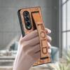 Stretchable Wrist Strap Phone Case Galaxy Z Fold 8 Ultra 7 Shockproof Anti-Slip Pen Slot PU Leather Cover In 5