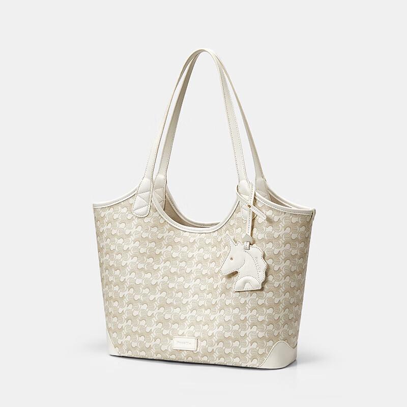 NUCELLE Wave Tote Bag with Inner Pouch